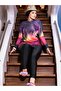Burkini, Landscape, 3 pieces, Blouse, Pants, Cap, Quick-dry Lycra - 2