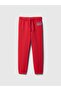 Baby Boy Red Relaxed Logo Pull-On Jogger Sweatpants