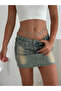 Star Patterned Silver Chain Belt - 4