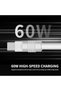 60W USB C to USB C Short Cable, Liquid Silicone Type-C Charging/Transfer Data Cable 9.85FT for all T - 3