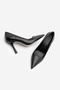 Women's Stiletto Pointed Toe Classic Heeled Shoes Zarte Black - 8
