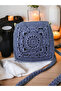 Small Shoulder Bag Knitted with Paper String - 3