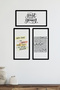 Just Going No One You and That Is Your Power Smile Laugh Love Written 3 Piece Mdf Table Set - 2