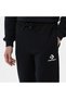 Star Chevron Printed Men's Oversize Fit Black Sweatpants - 4