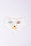 Ecru Brown Rabbit Motif 5-Piece Luxury Baby Boy Hospital Discharge Set Bodysuit Set - 3