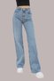 Women's Palazzo High Waist Blue Denim Pants