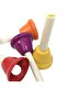 Kids Musical Percussion Baby Toys Colorful 8 Notes 5cm Hand Bells Set - 6