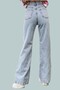 Light Blue Palazzo Women's Jeans - 3