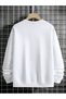 Unisex Women/Men Hand Custom Printed Colorful Oversize Crew Neck Cotton Sweatshirt - 3