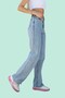 Blue Washed Women's Jeans - 2
