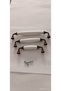 Selected 96 128 160 mm A.Copper Luxury Modern Drawer Cabinet Cloakroom Furniture Handles White - 4