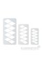 Diamond texture cutter set, different sizes, 3 pcs. - SMEs - 2