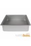 Rectangular aluminum baking dish, 30x20x7.5cm - Decorate