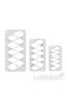 Diamond texture cutter set, different sizes, 3 pcs. - SMEs