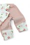 Baby Girl Corduroy Tulip Printed Vest 3 Piece Cute 6-12 Month Baby Set - 3