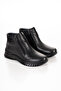 1456 - Genuine Leather - Fully Orthopedic - Double Zipper - Casual Women's Boots - 4