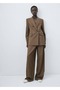 Double Button Fabric Blazer Jacket - 2