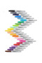 Vibrant Colored 24-Piece Marker Pen Set – for Art and Everyday Use - 2