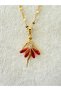 Stone Fairy Girl Gold Steel Necklace - 3