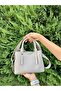 Women's Stone 3 Compartment Luxury Soft Leather Shopper Stylish Shoulder Bag Shoulder Bag - 7