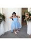 Heart Necklace Tulle Straps Girl's Prom Dress
