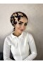 Hb1 Patterned Back Tie Shawl Scarf - 3
