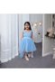 Heart Necklace Tulle Straps Girl's Prom Dress - 2
