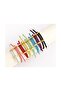 Unisex Colorful Braided Adjustable Steel Wire Bracelet
