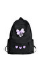 Ribbon Heart Printed School, Study, Course Backpack - 2