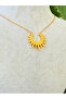 Mirrored Model Gold Steel Necklace - 3