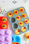 Silicone Muffin and Cupcake Mold 12-Piece Fireproof Non-Stick Flexible and Durable Oven Mold Tray - 2