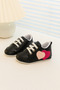 Baby Girl Sneakers - Heart Design, Flexible and Soft - 4