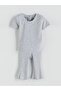 Esvab • Modern & Distinctive Zero Roba Collar Short Sleeve Baby Girl Blouse and Leggings 2-Piece Set