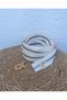 Cream T6 Gold Teeth Bone Zipper Gold Head - 5 Meters Zipper - 5 Heads - 3