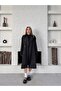 Women's Double Button Stylish and Classic Model Belted Long Trench Coat - 8