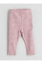 Pink Lace Detailed Baby Girl Sweatshirt and Leggings - 7