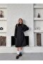 Women's Double Button Stylish and Classic Model Belted Long Trench Coat