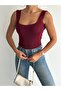 Burgundy Ribbed Croptop