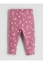Beige Crew Neck Floral Baby Girl Sweatshirt and Leggings 2-Piece Set - 7