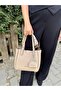 Original Women's Sand 3-Compartment Luxury & Stylish Soft Leather Hand and Shoulder Bag Suitable for Daily Use - 4