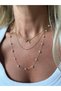 Stainless Steel Mini Zircon Heart C Letter Necklace