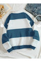Men's Sports Casual Premium Quality 3-Thread Half Zipper Stand Collar Polo Sweatshirt Patchwork Hoodie - 2