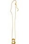 Balloon Letter Gold Color Necklace B Letter