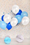 Metallic White Balloon 50 Pieces Bulk Organization and Birthday Party Set Party Decoration - 5