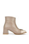 , Women's Genuine Leather Boots 1531050Z26104557K Mink
