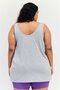 Women Plus Fit Sleeveless Training Tank Top, Grey - 4