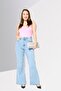 Women Bootcut Fit Washed Non Stretchable Jeans, Blue - 2