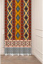 Authentic, Anatolian, Ethnic Patterned Special Design Digital Printed (Single Wing) Modern Stylish Background Curtain