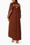 Capture Elegant Evening Elegance with a Stylish Fringe Detail Abaya - 3