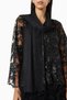Romantic Lace Perfect Elegance Tulle Abaya with Ruffles - 4